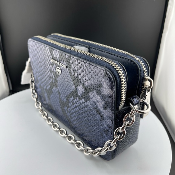 Michael Michael Kors Jet Set Charm, small double zip, leather xtra body. NWT - Picture 4 of 14